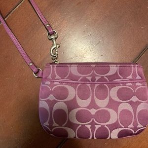 Coach wristlet